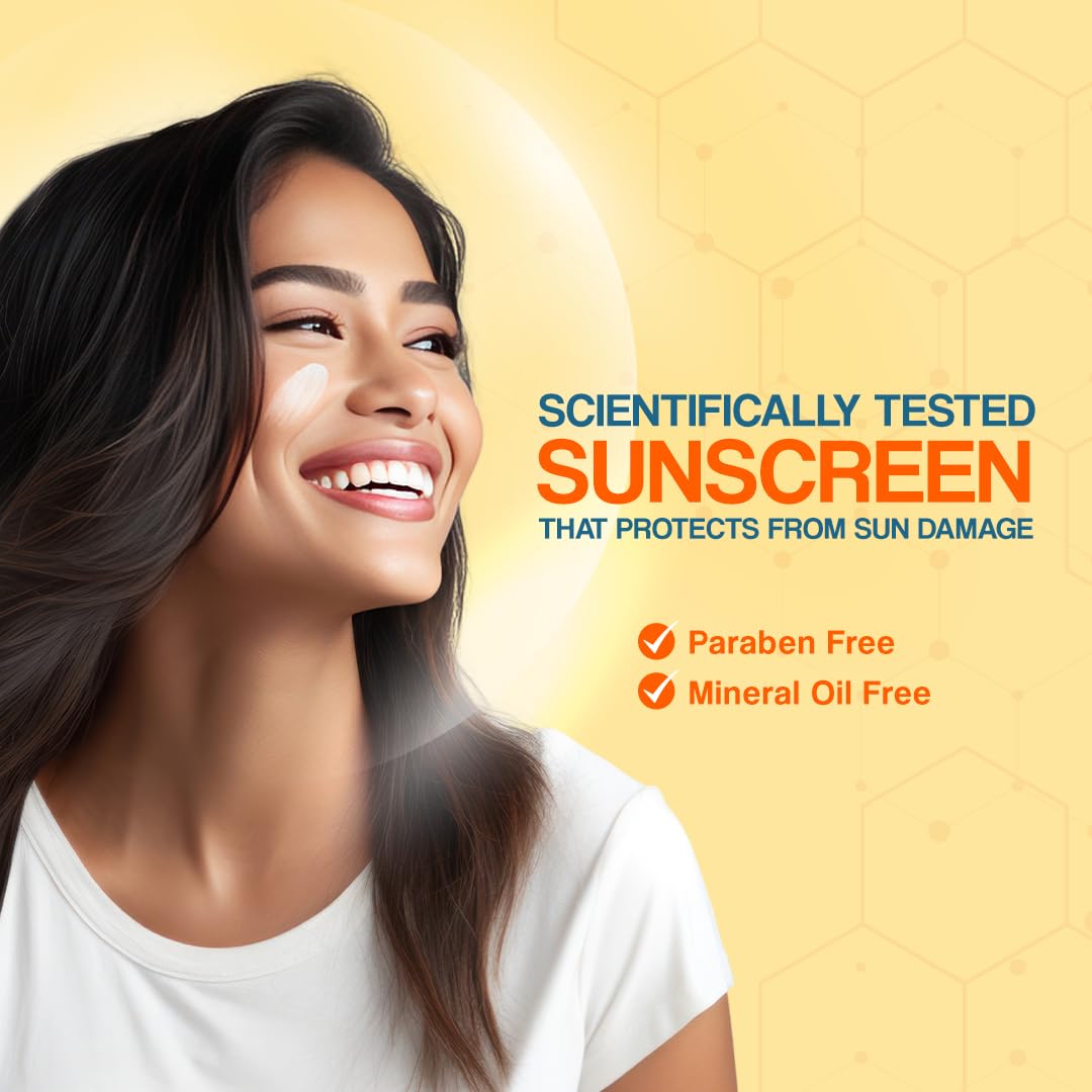 Venusia Sun Mineral Sunscreen SPF 65 | Full Spectrum Protection - UVA, UVB, Blue Light, Visible Light | Dermatologist Recommended | For Anti-pigmentation | Sun Damage Repair | Suitable for All Skin Types | 50g