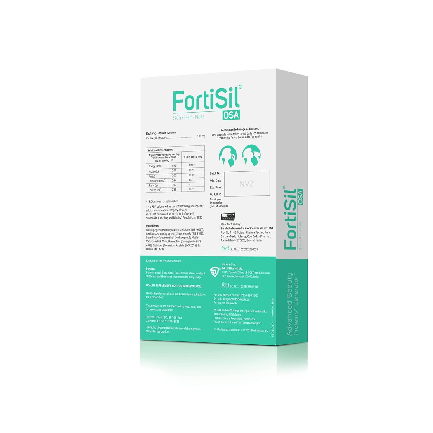 Fortisil OSA Capsule For Skin, Hair and Nails