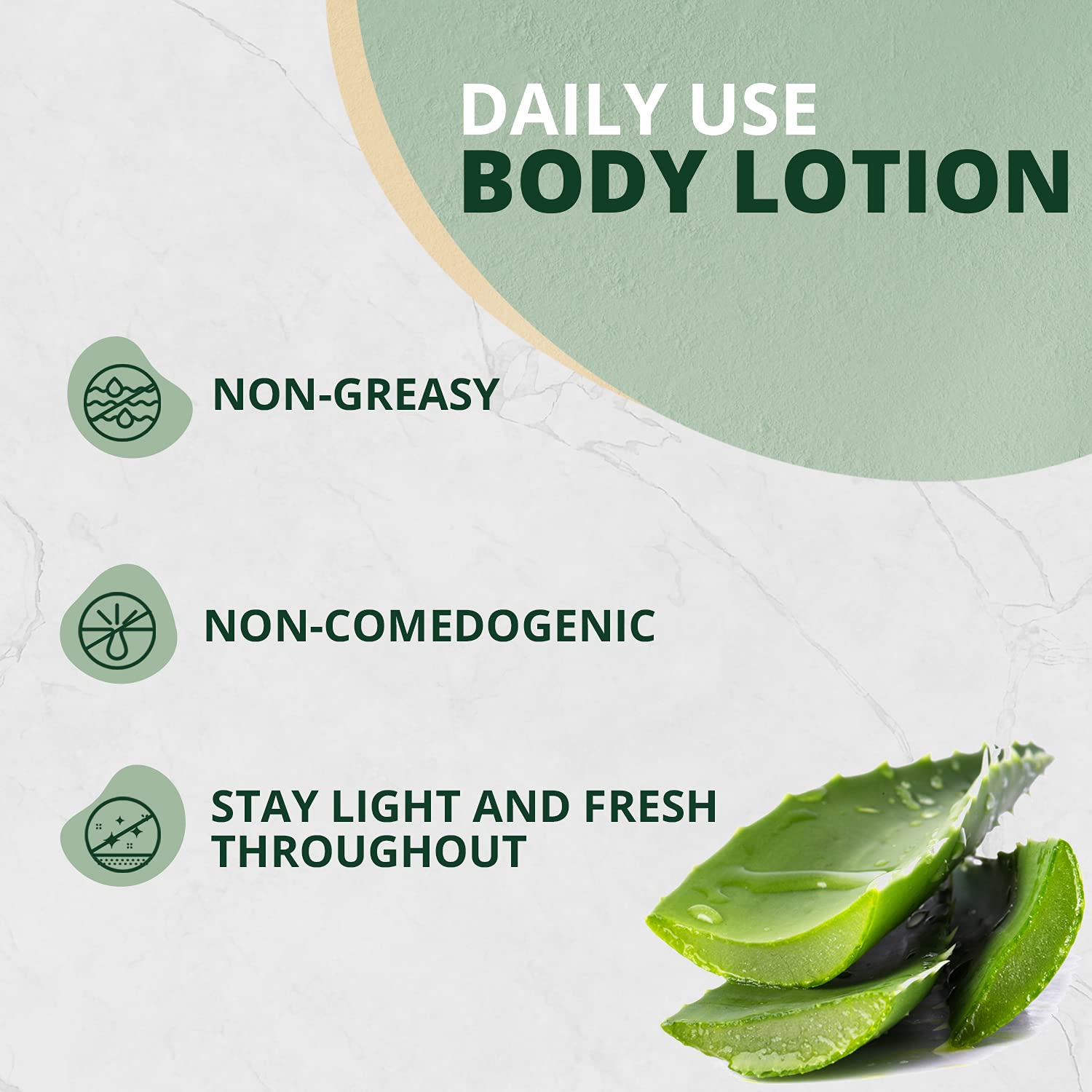 Venusia Moisturizing Lotion With Aloe Vera, Vitamin E and Squalene, Everyday use lotion, For All Skin Types, Smooth and Moisturized Skin for Long Hours, Non-Greasy