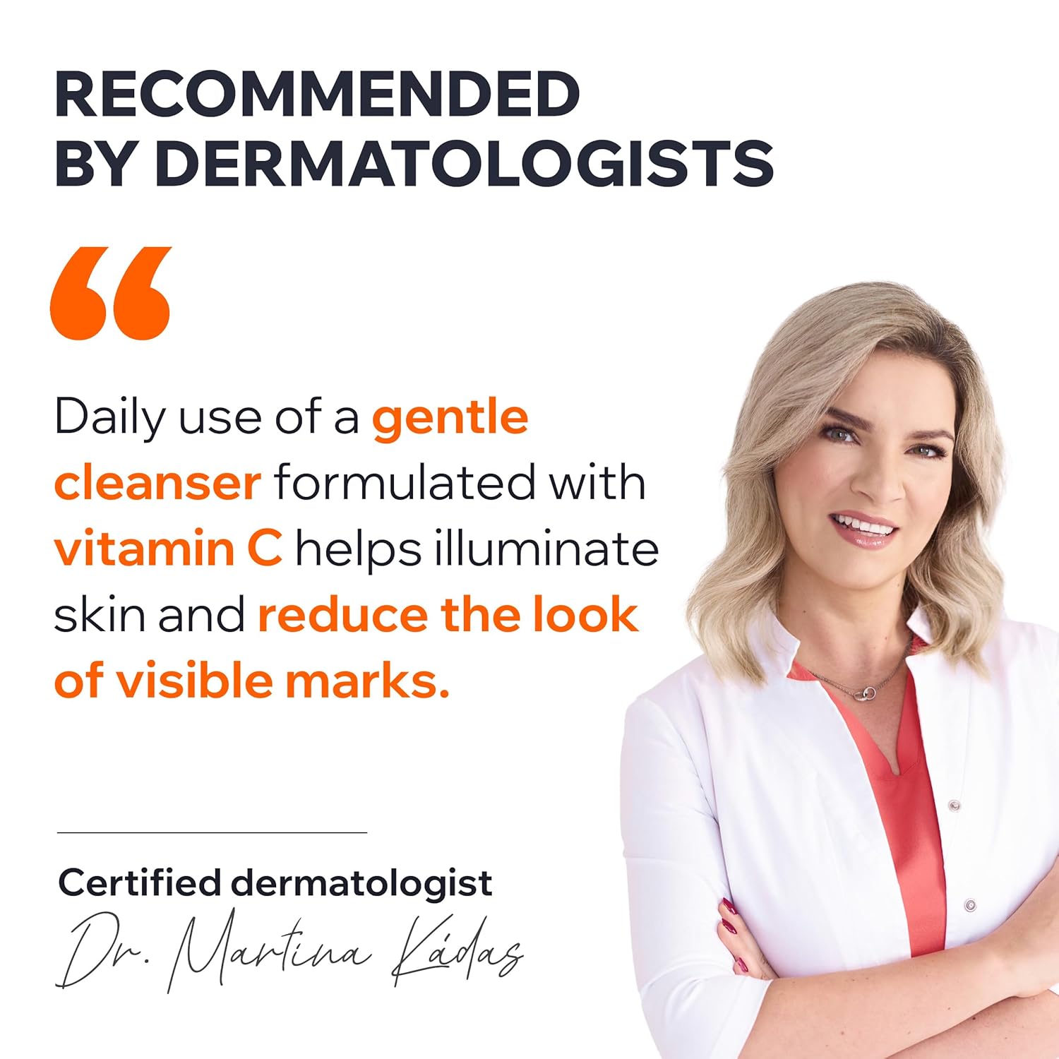 Uriage Depiderm Brightening Face Wash With Vitamin C, AHA, Niacinamide | Reduces Melasma, Hyper Pigmentation, Pigmentation, Dark Spots | Foaming Radiance Face Wash | Dermat Recommended 100 ml