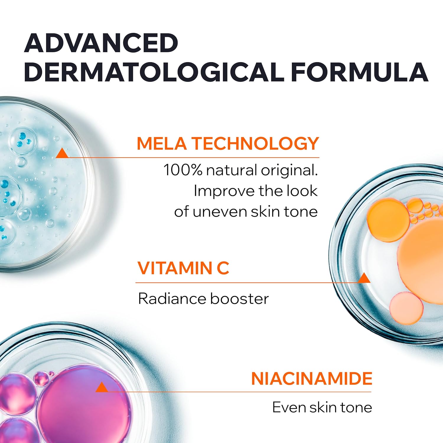 Uriage Depiderm Brightening Face Wash With Vitamin C, AHA, Niacinamide | Reduces Melasma, Hyper Pigmentation, Pigmentation, Dark Spots | Foaming Radiance Face Wash | Dermat Recommended 100 ml