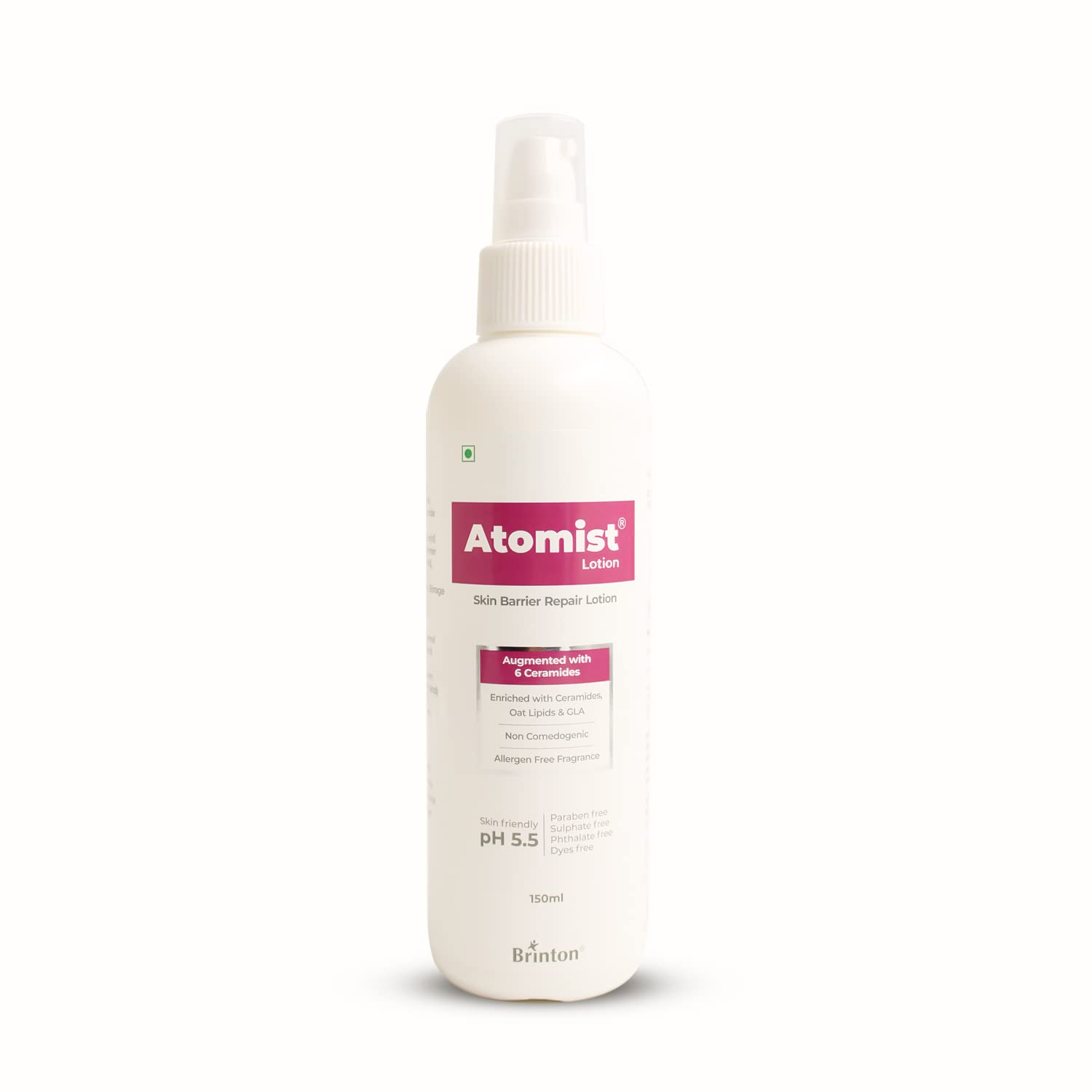 Atomist Skin Barrier Repair Cream / Lotion  for Dry and Itchy Skin | Enriched with Ceramides, Oats Lipids & GLA | Non Comedogenic & Dermatologically Tested