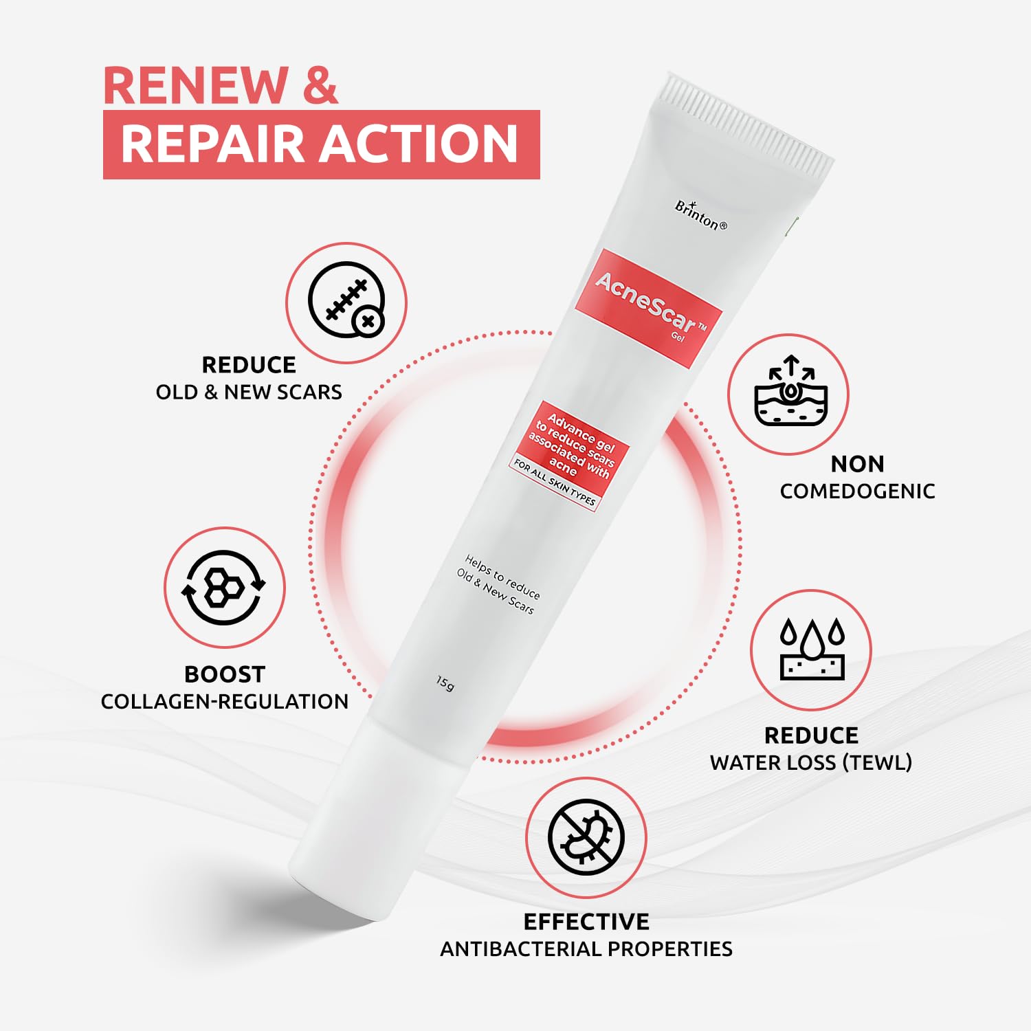 AcneScar Advanced Gel to Reduce Acne Scars, 15g