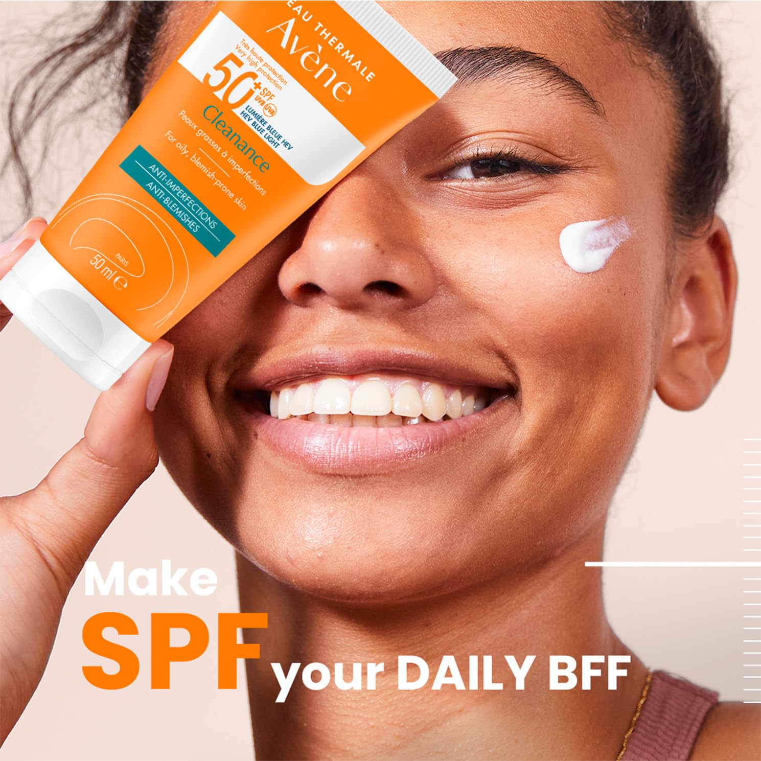 Avene Very High Protection SPF 50 Cleanance Sunscreen, 50 ml