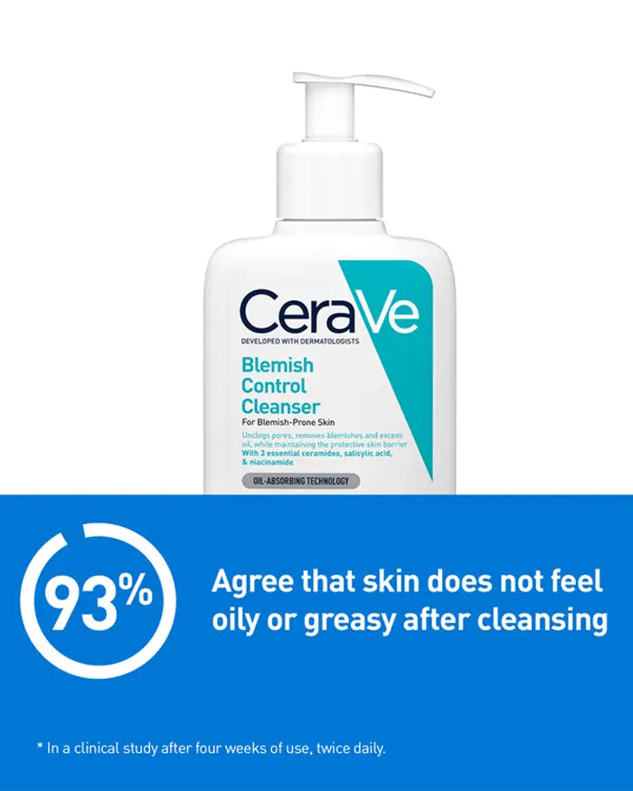 Cerave Blemish Control Cleanser With 2% Salicylic acid, 236 ml