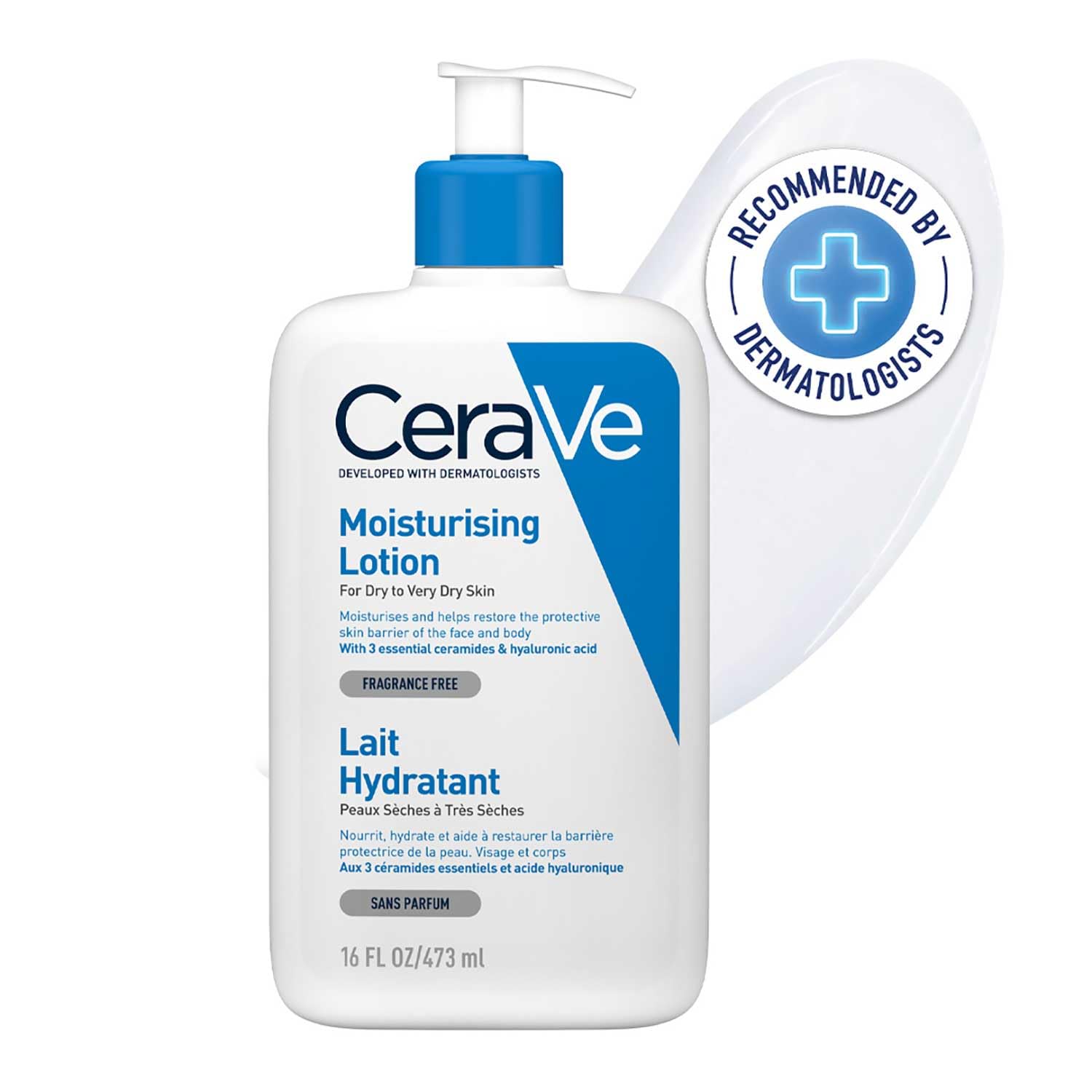 CeraVe Moisturizing Lotion For Dry Skin - Formulated With 3 Essential Ceramides And Hyaluronic Acid | Non-Comedogenic, Oil Free And Fragrance-Free Body Lotion