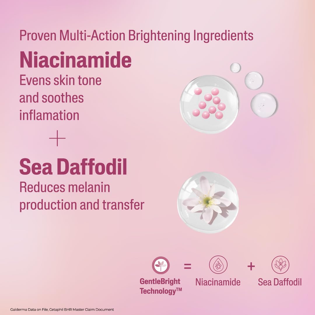 Cetaphil Bright Healthy Niacinamide Vitamin B3, Radiance Refresh Toner Cream, 150 ml