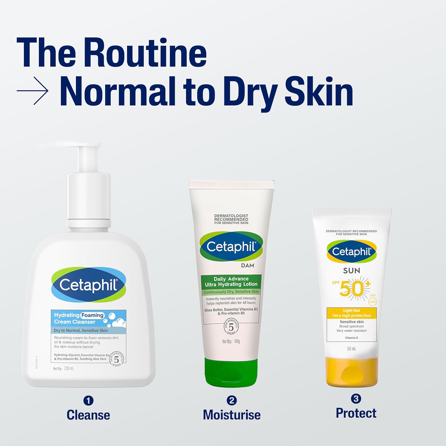 Cetaphil Hydrating Foaming Face Wash | 236 ml