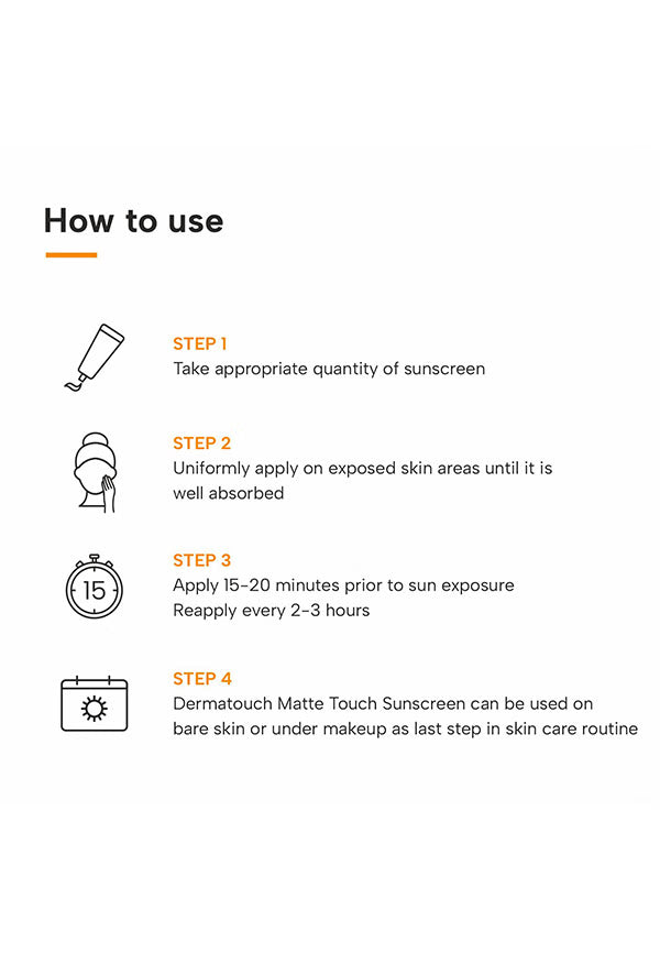 DERMATOUCH Undamage Matte Touch Sunscreen SPF 50 PA+++ | 50g