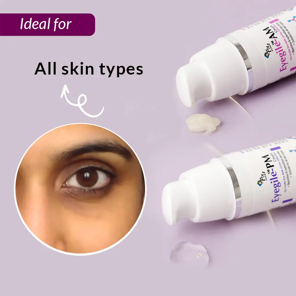 Eyegile AM & PM Cream, 30 g for Under Eye Treatment