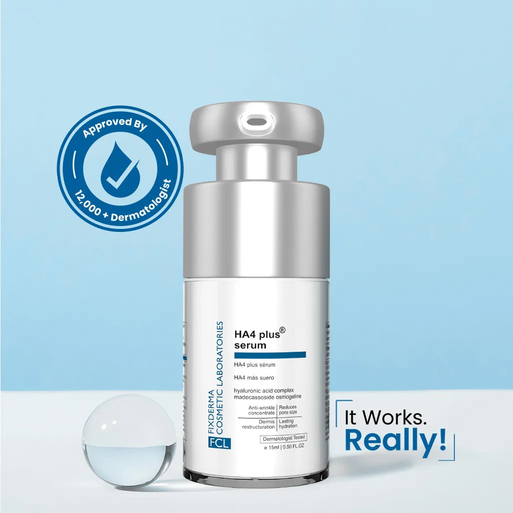 FCL HA4 Plus Serum – Hydrating Face Serum for Fine Lines & Wrinkles Reduction
