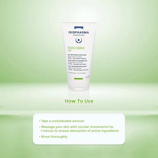 Isispharma Teen Derm Exfoliating Cleansing Gel