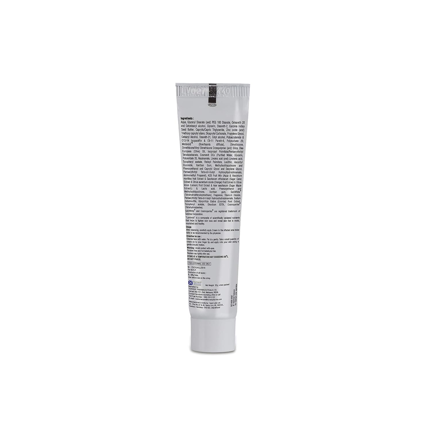 Lumivoid Depigmenting Cream