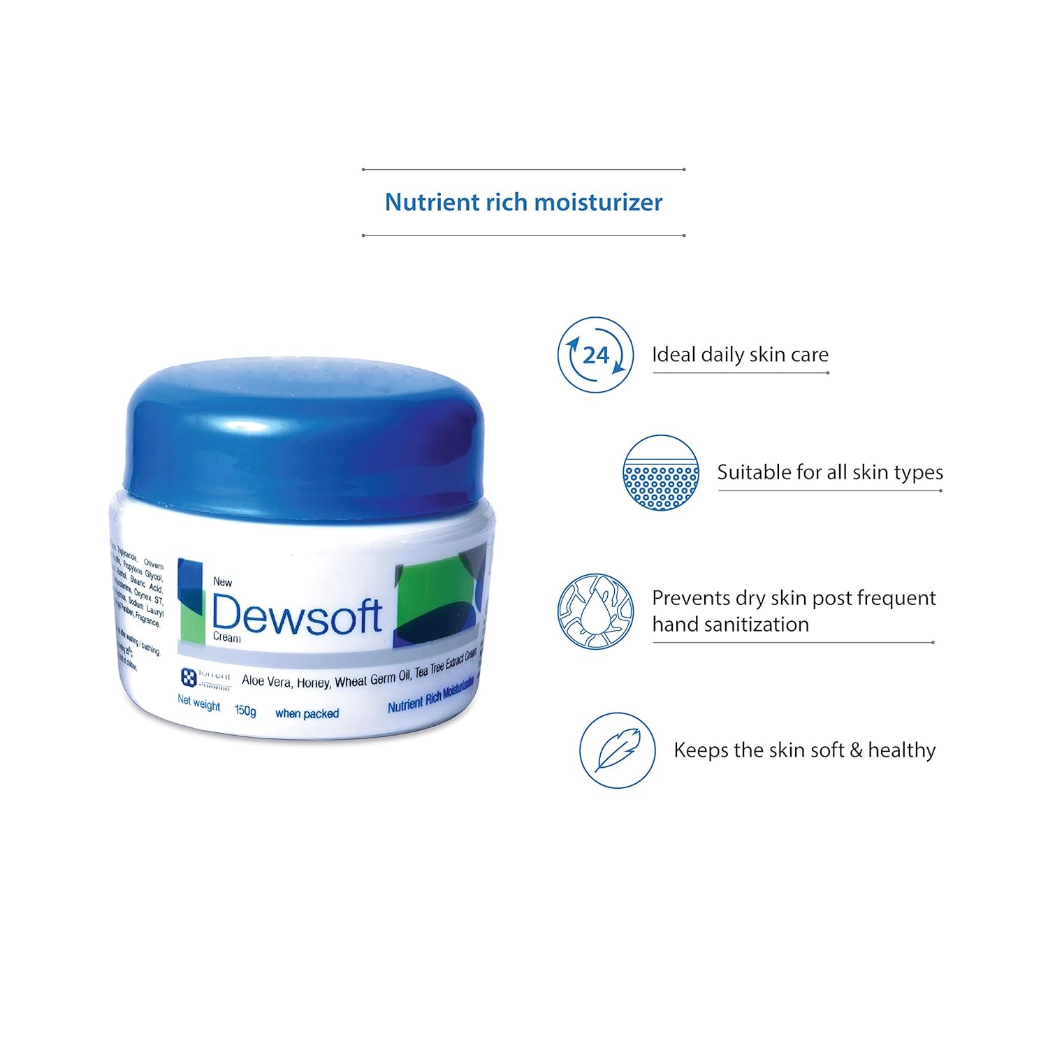 New Dewsoft Cream, Moisturizer To Keep The Skin Soft, Healthy & Glowing