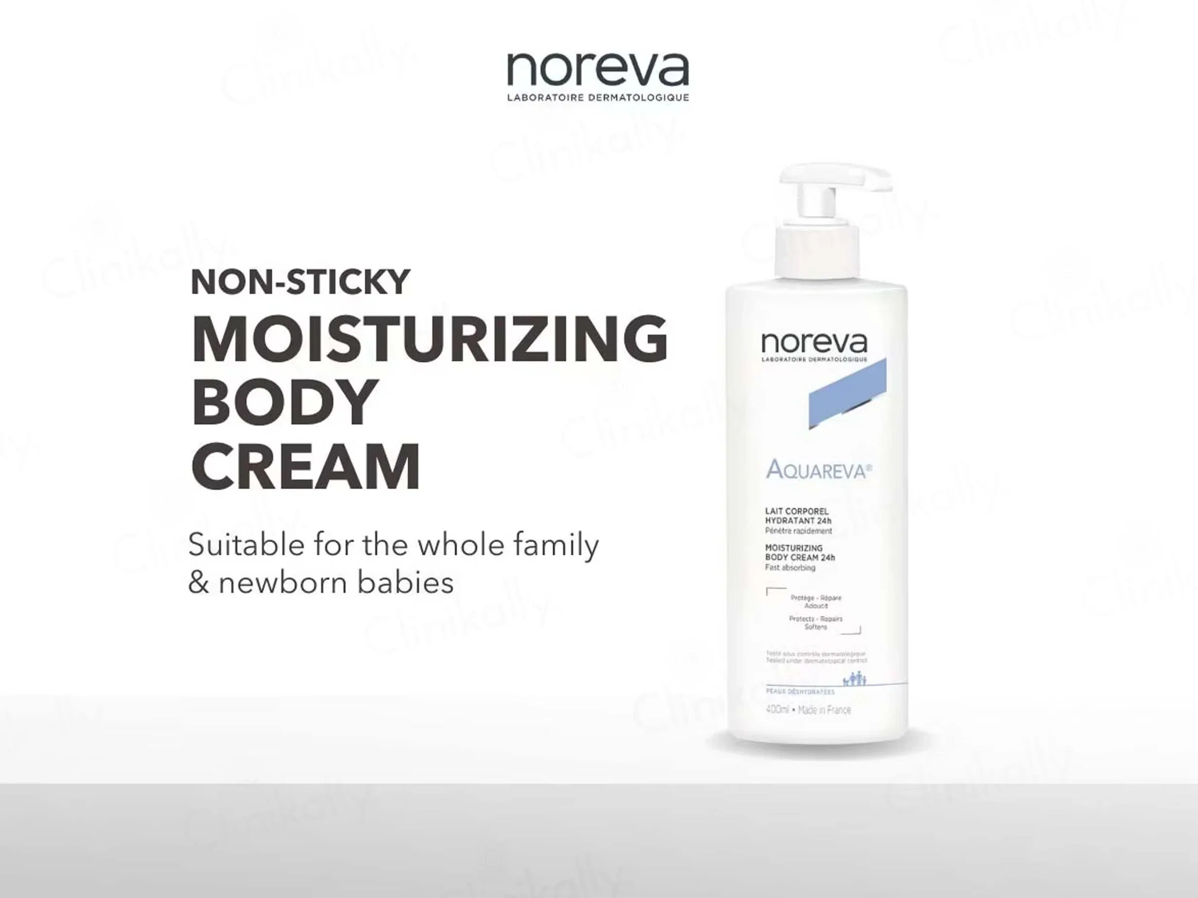 Noreva Aquareva 24H Moisturizing Body Cream | 400 ml - Skiynse Dermatologique