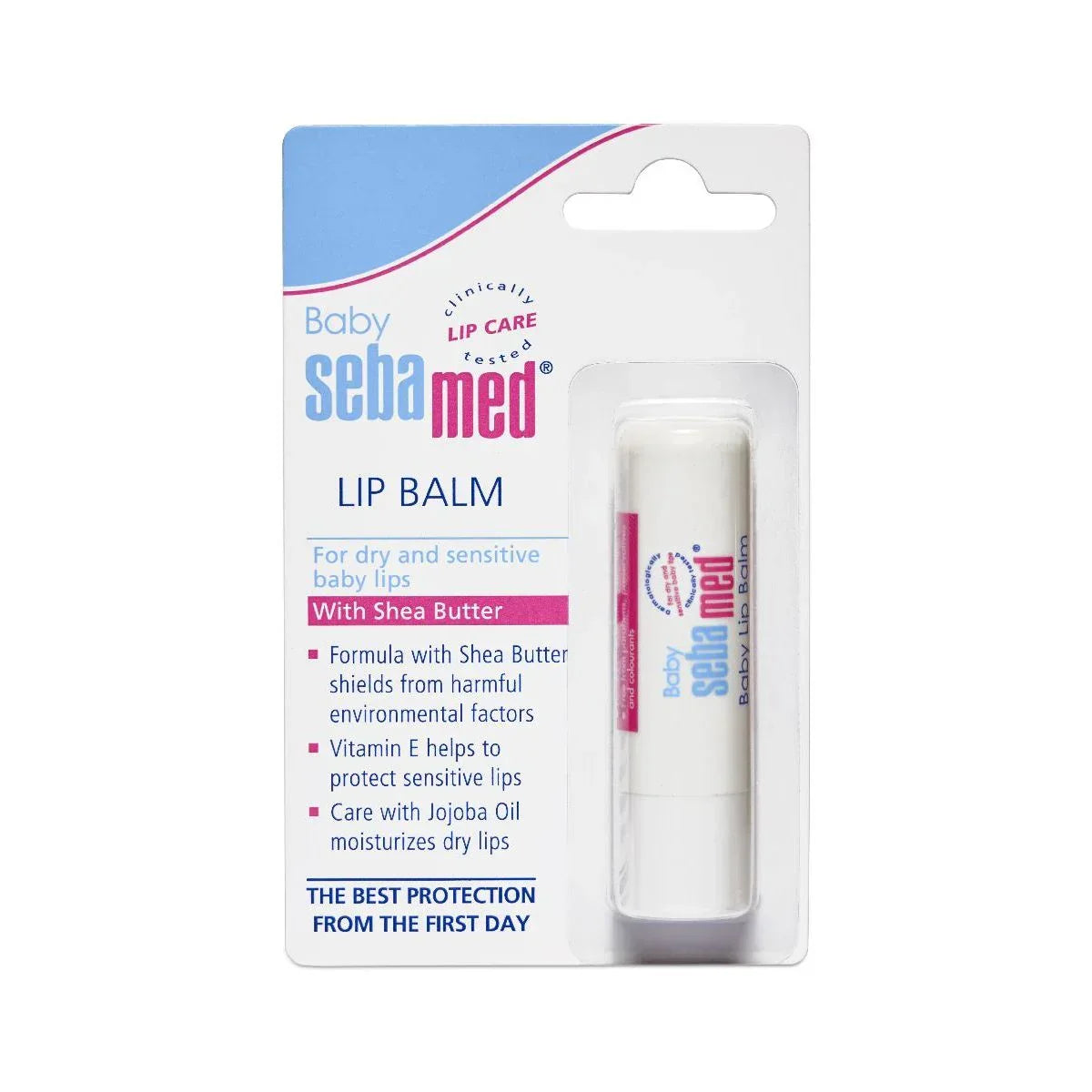 Sebamed Baby Lip Balm|Soft Baby Lips|With Shea Butter | Jojoba Oil & Beeswax| 4.8g