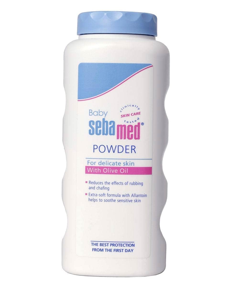 Sebamed Baby Powder| Olive Oil, Allantoin|Keeps newborn’s skin fresh|absorbs sweat