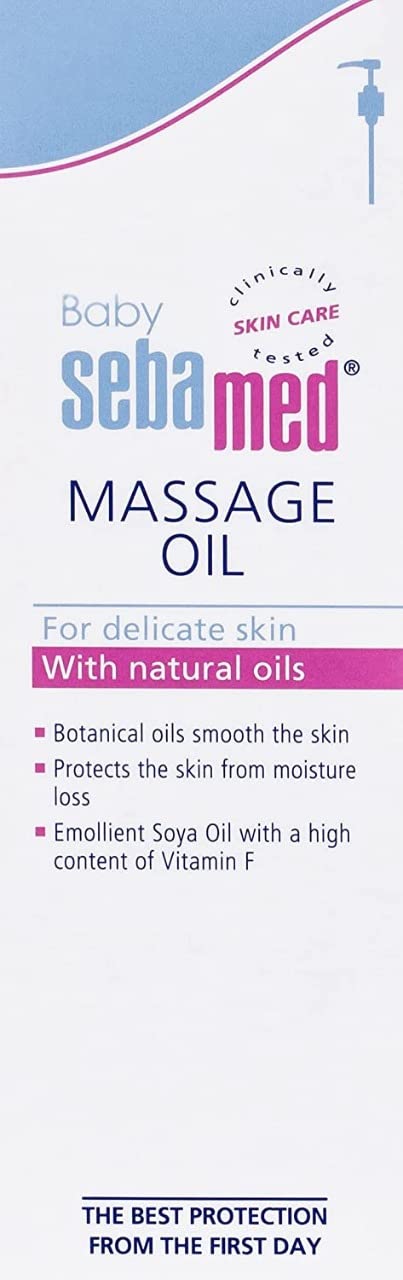 Sebamed Baby Massage Oil- 150 ml| With Soya Oil|Non- greasy|Ideal for newborn