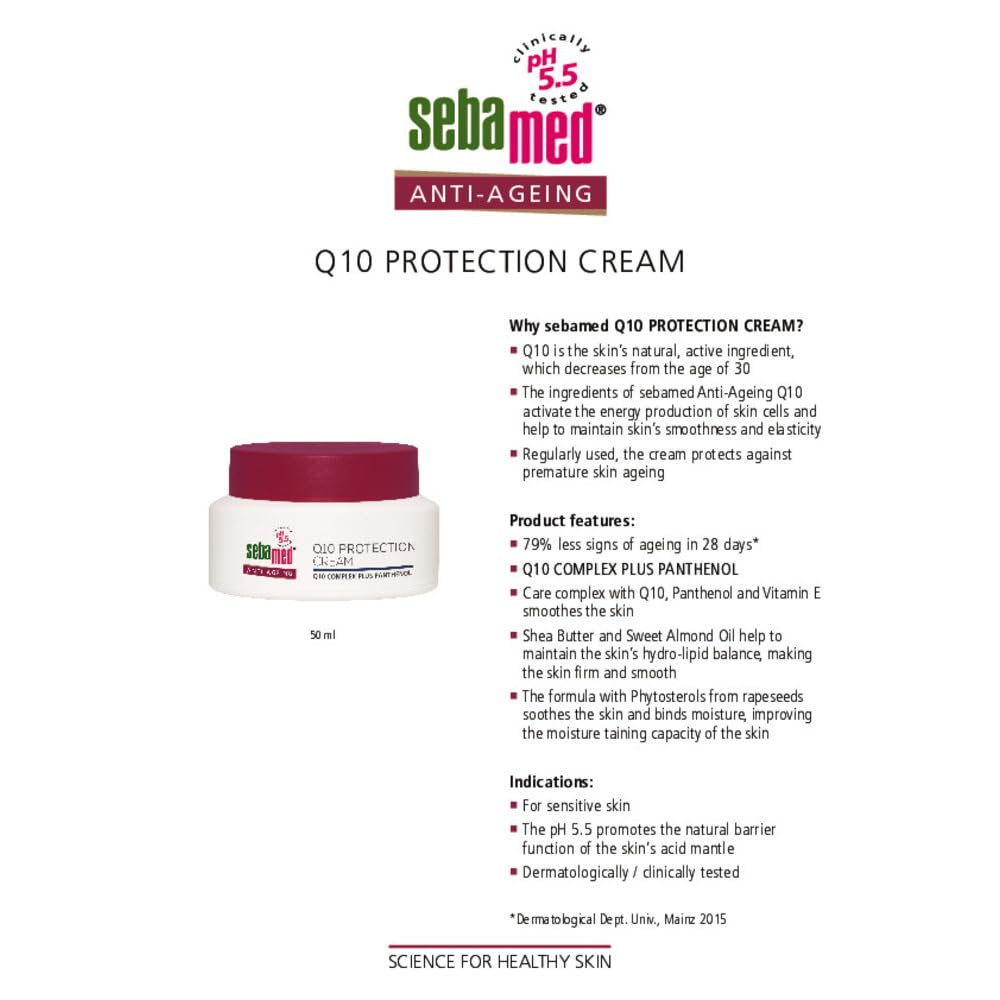 Sebamed Anti Ageing Cream Q10 Protection Cream - 50 ml