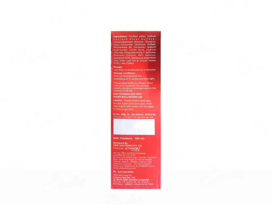Selenext Anti-Fungal Wash 2 in 1 For Skin & Scalp | 120 ml - Skiynse Dermatologique