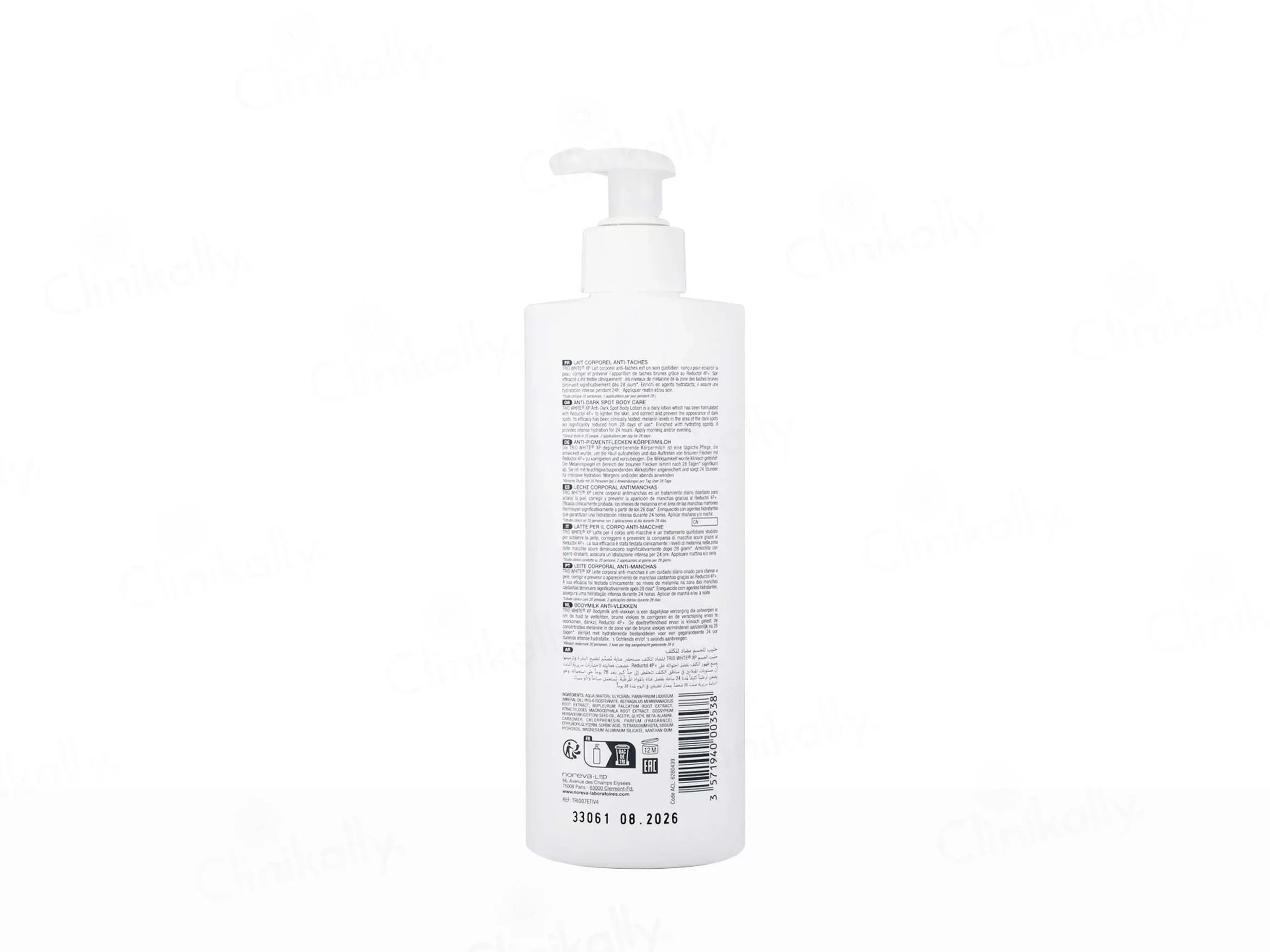 Noreva Trio White XP Anti-Dark Spot Body Care Lotion | 400 ml - Skiynse Dermatologique
