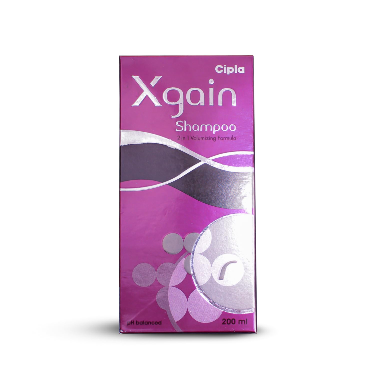 Xgain Shampoo | 2 in 1 Volumizing Formula | pH Balanced | Enhance Hair Volume and Shine | 200 ml