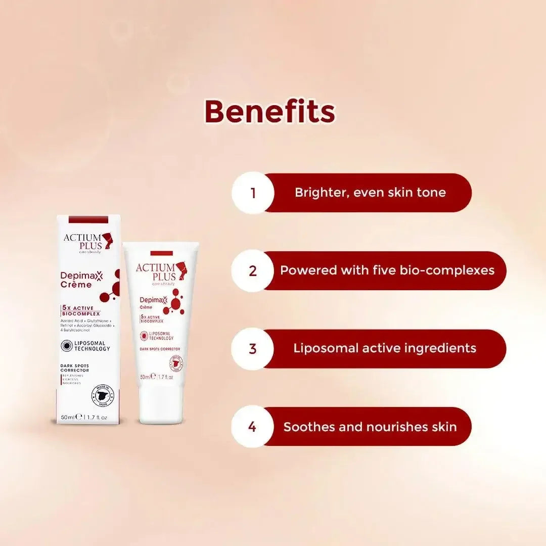 Actium Plus Depimax Creme-  50ml For Dark Spots and PIH