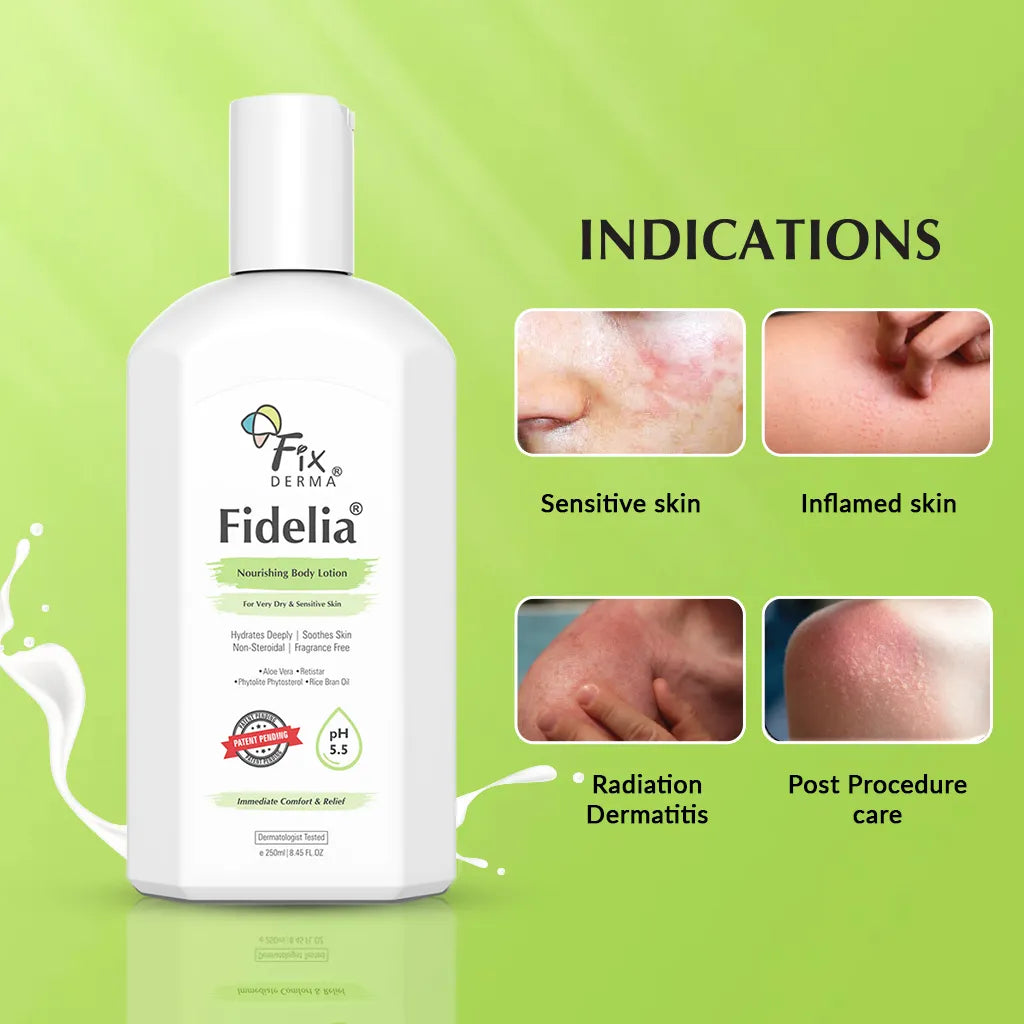 Fidelia Nourishing Body Lotion | pH-Balanced Body Lotion for Very Dry to Sensitive Skin